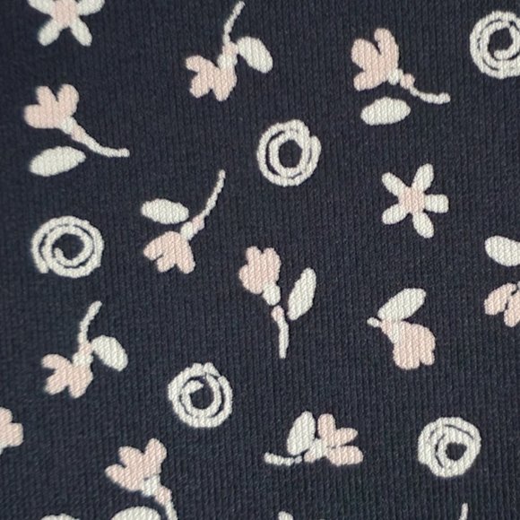 Petite Sophisticate Floral Scoop Neck Shell/Tank Top | NWOT | XSP | Navy Pink WH - Picture 11 of 11